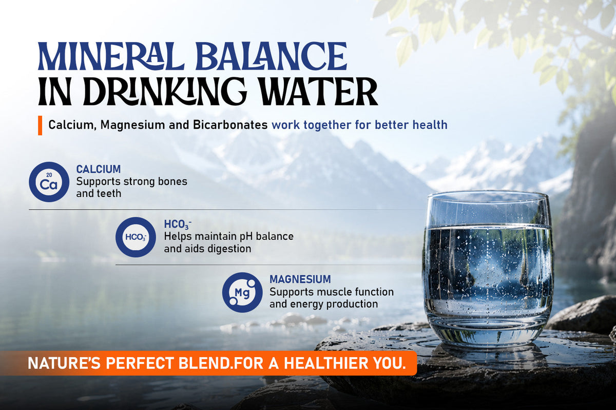 Mineral Balance in Drinking Water: Calcium, Magnesium and Bicarbonates