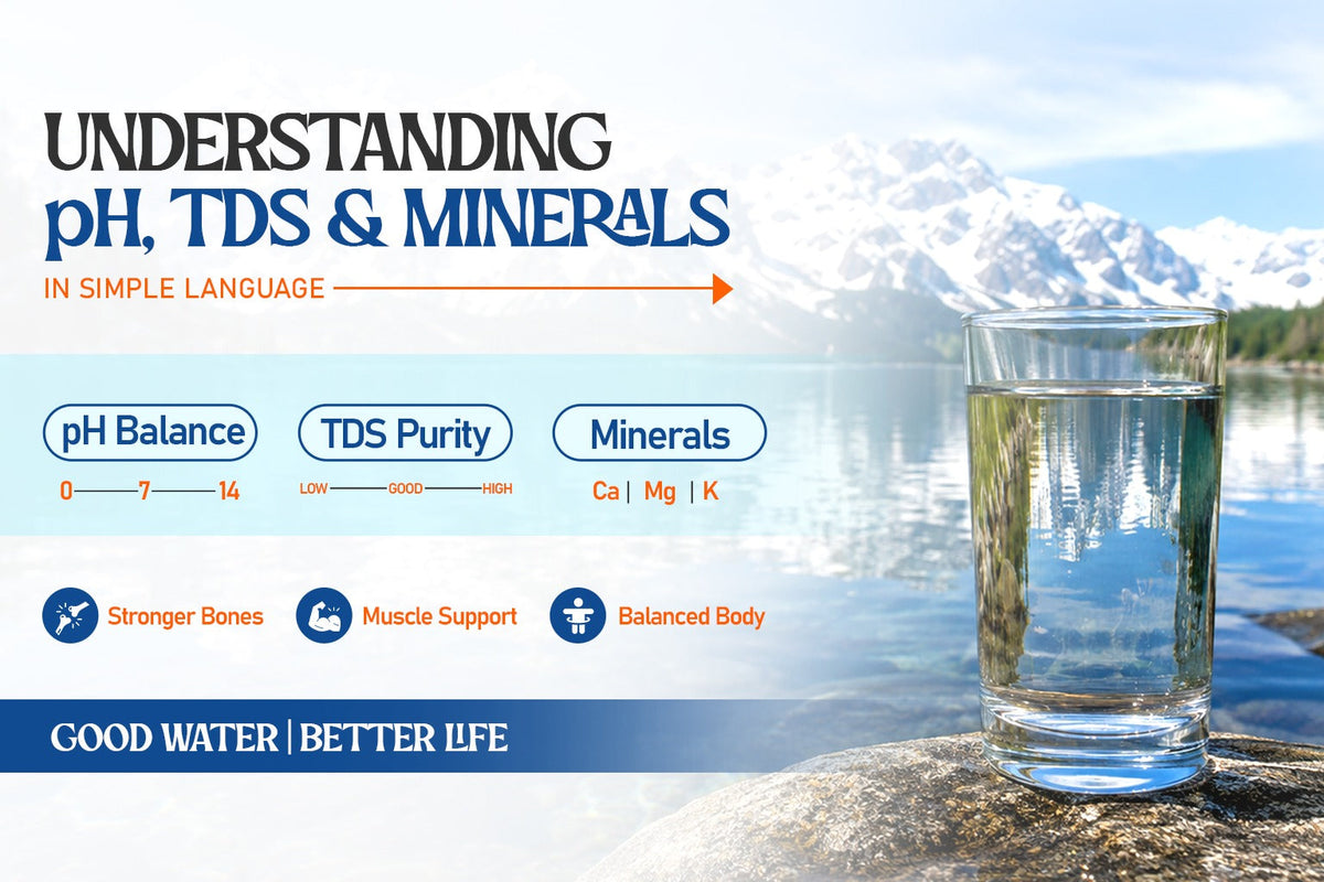 Understanding pH, TDS and Minerals in Drinking Water - In  Simple Language