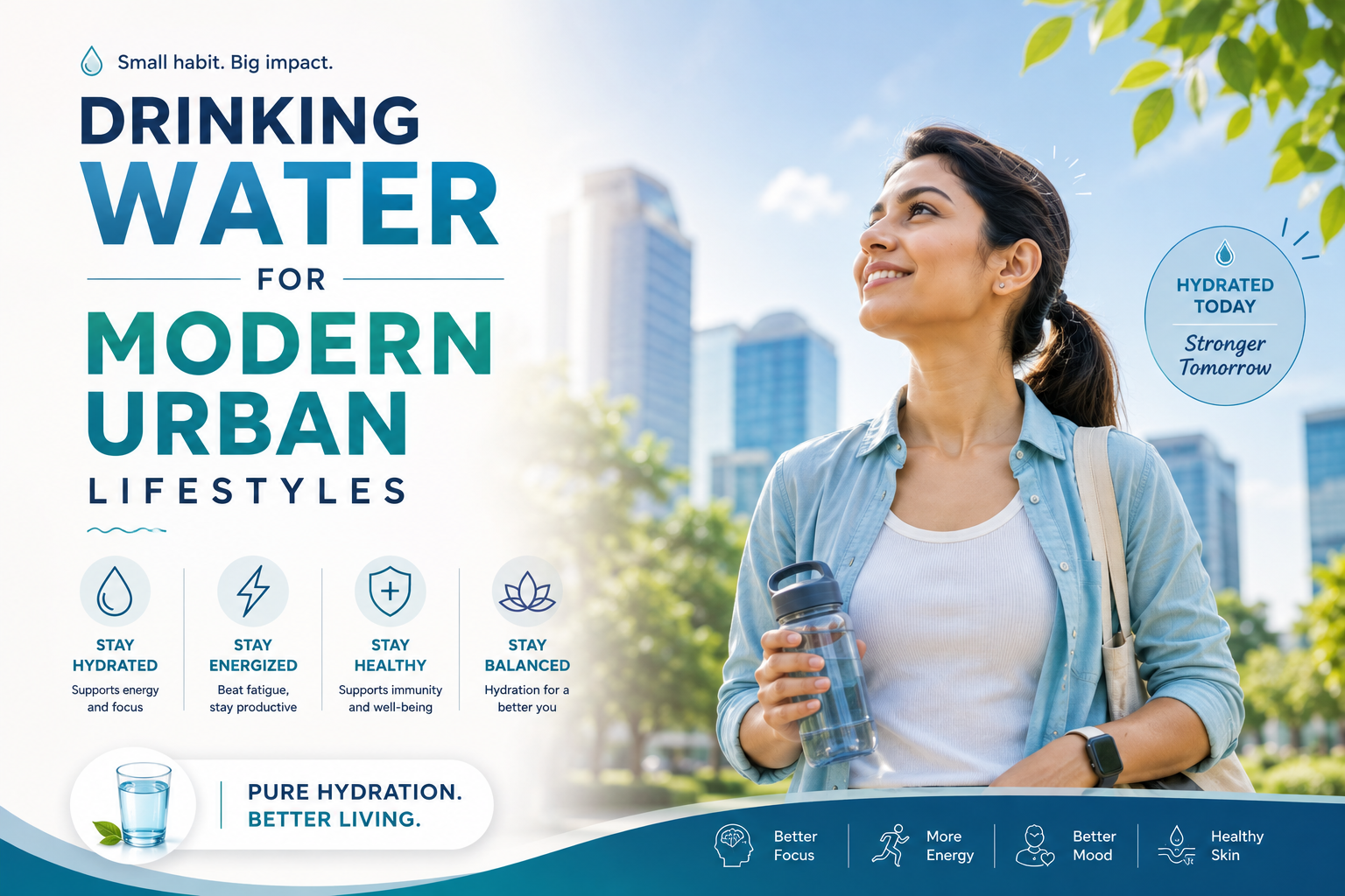 Drinking Water for Modern Urban Lifestyles